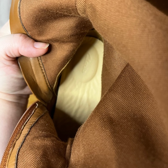 Clarks Clarkdale Clad Dark Tan Suede Knee High Boots - Picture 10 of 11